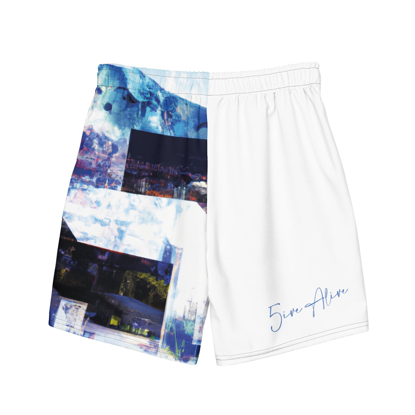 5ive Alive (v1) All-Over Print Recycled Swim Trunks