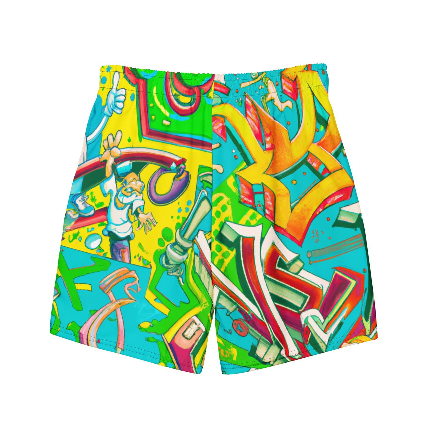 Rave Dayz (v4) Print Recycled Swim Trunks