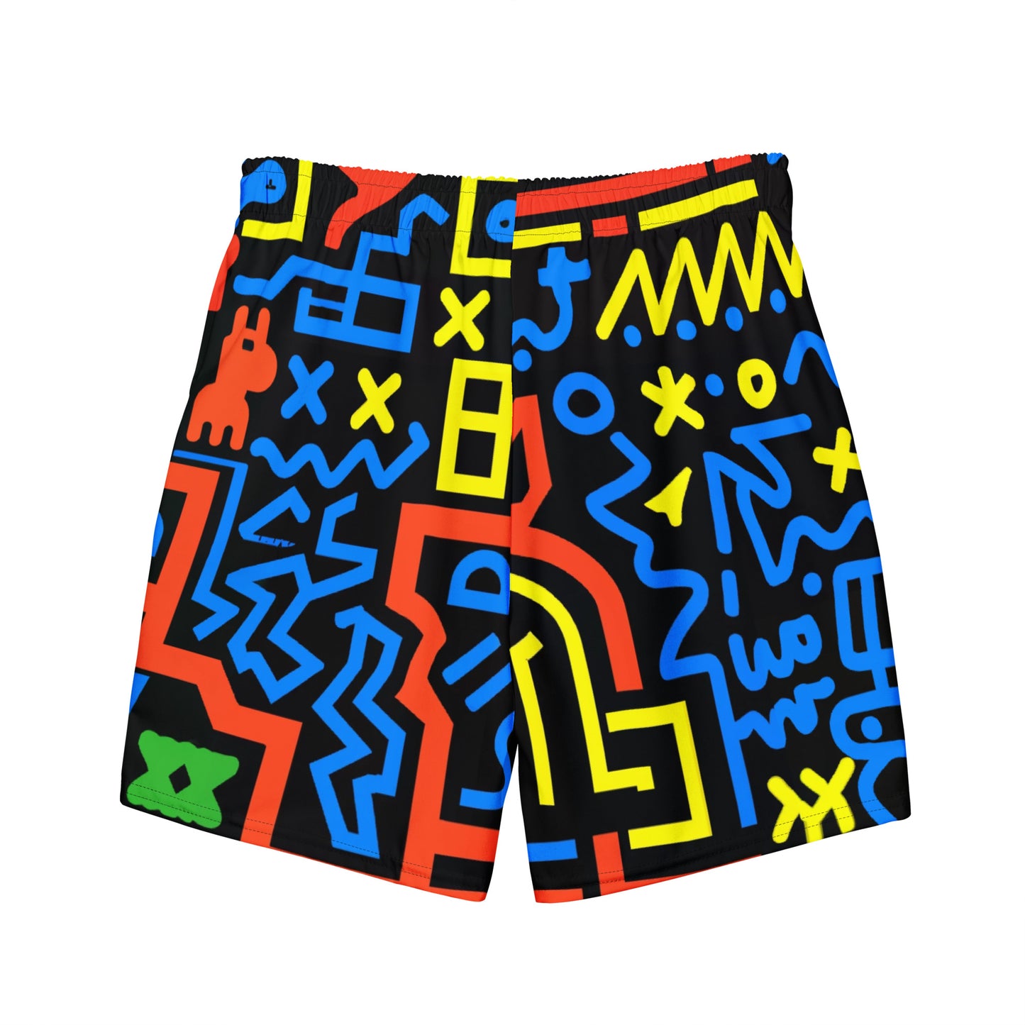 Rave Dayz (v7) Print Recycled Swim Trunks