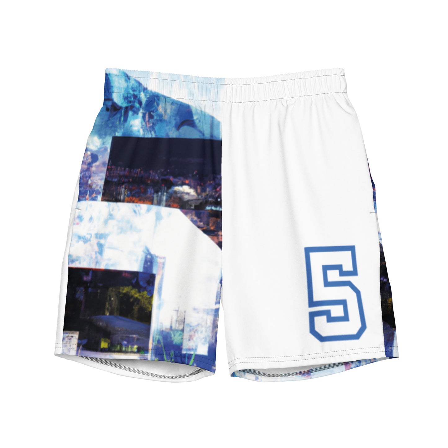 5ive Alive (v1) All-Over Print Recycled Swim Trunks