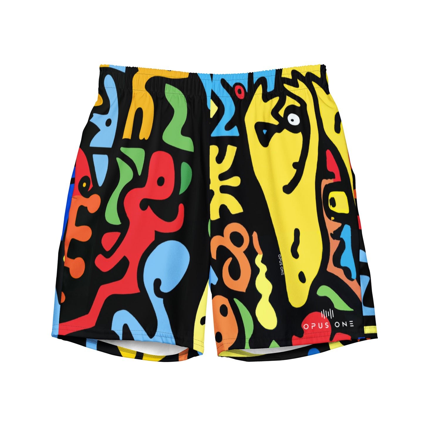 Rave Dayz (v2) Print Recycled Swim Trunks