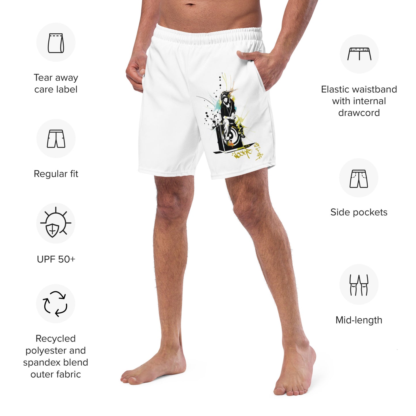 Nookie (v1) Recycled Swim Trunks