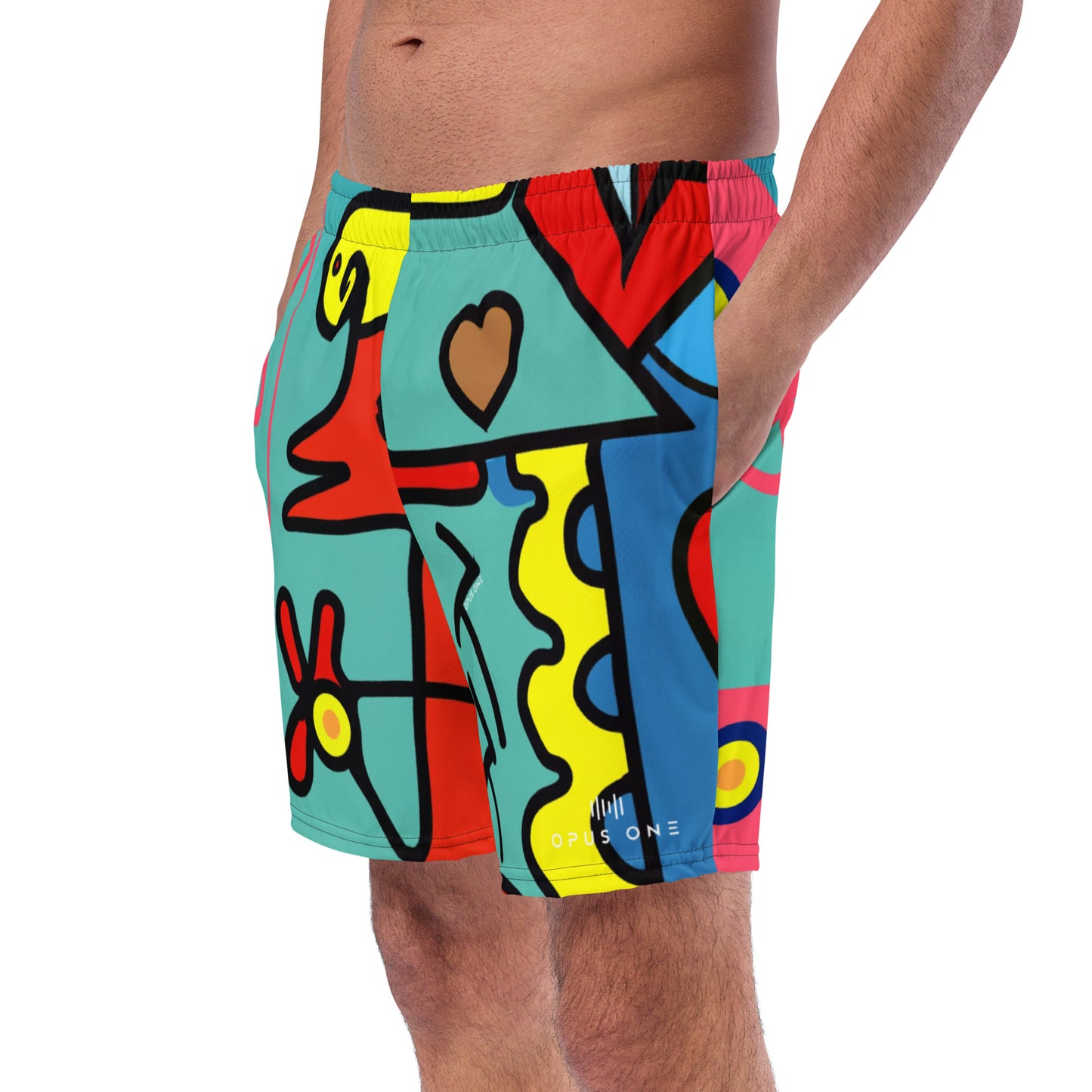 Rave Dayz (v1) Print Recycled Swim Trunks