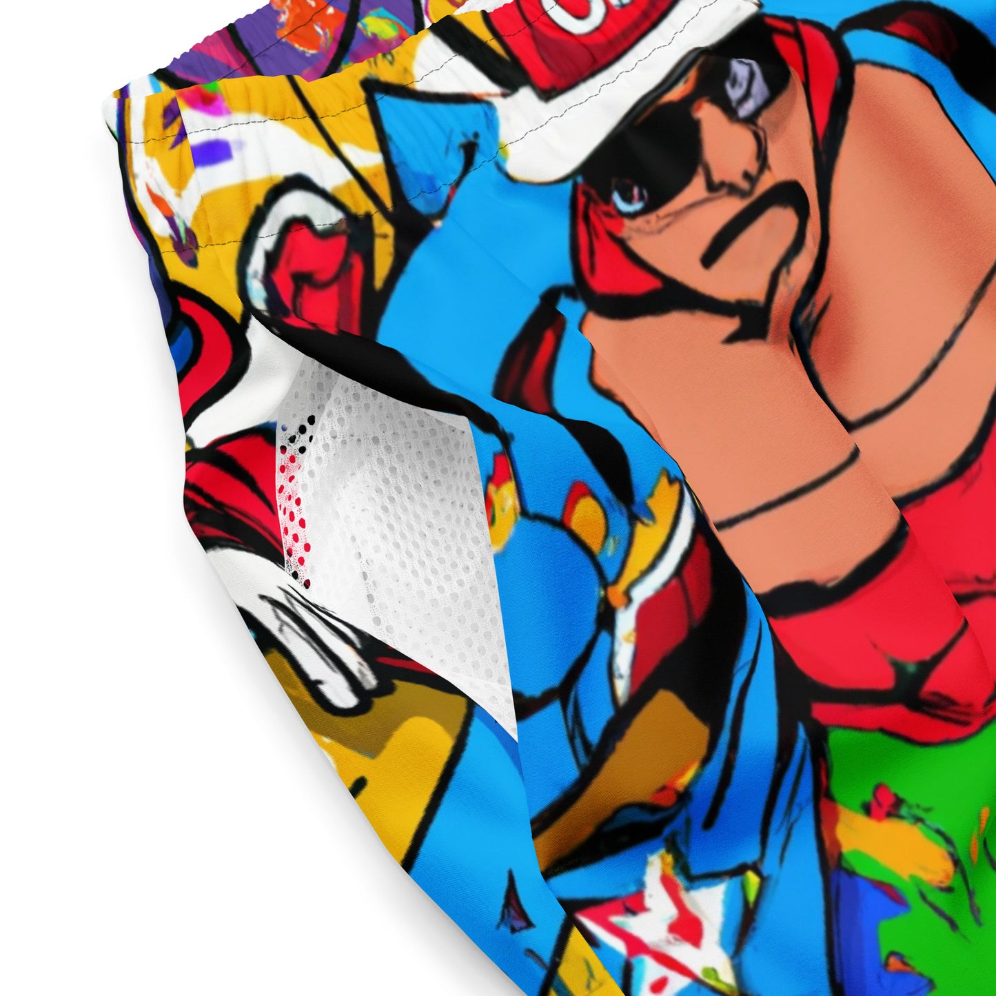 Graffiti on Acid (v1) Print Recycled Swim Trunks