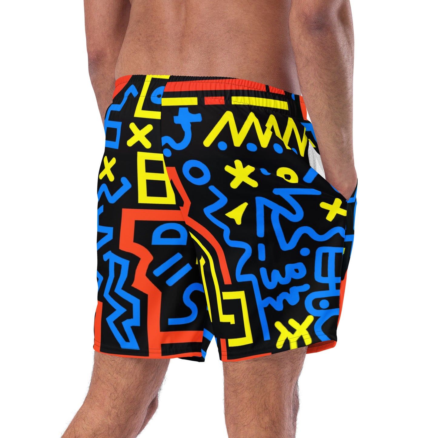 Rave Dayz (v7) Print Recycled Swim Trunks