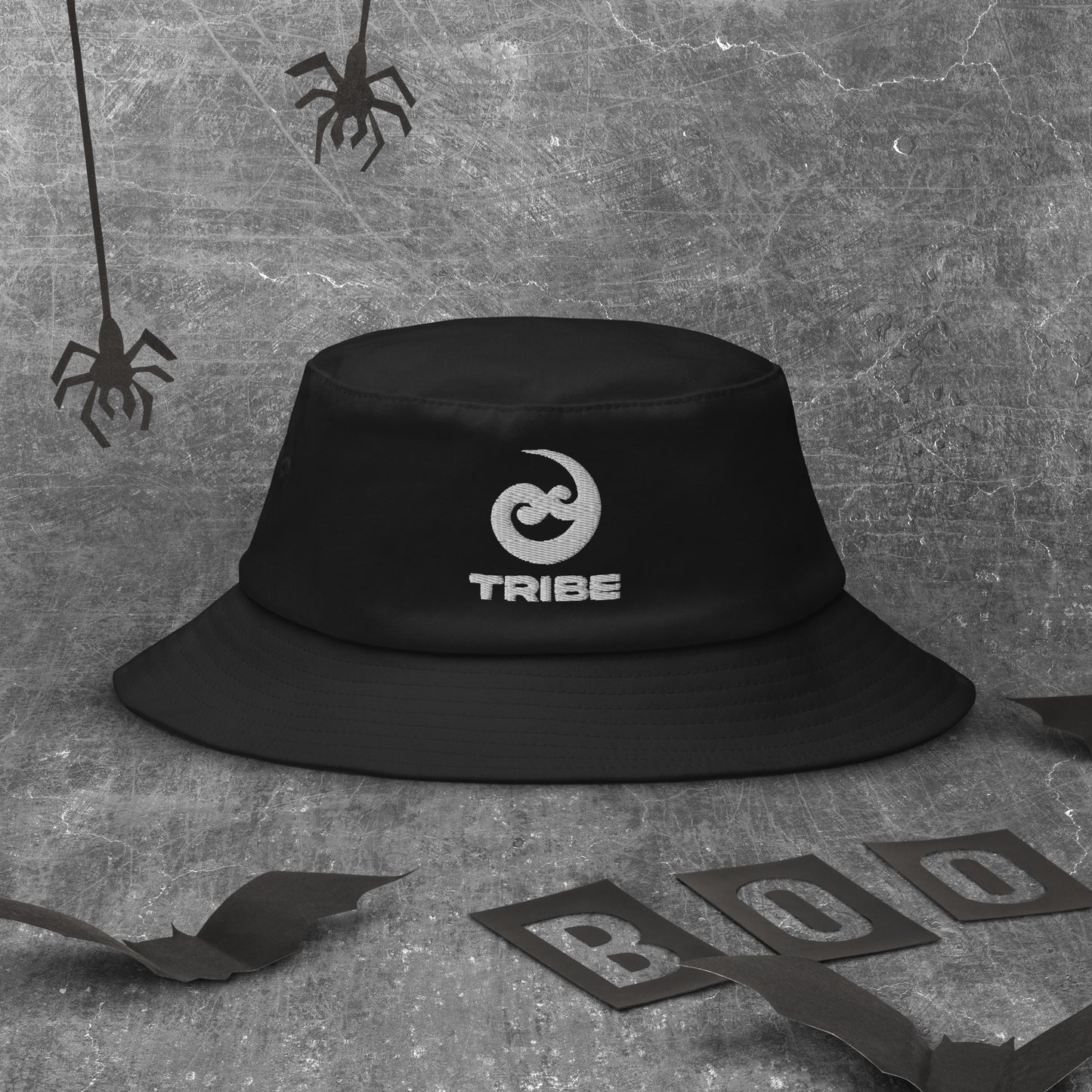 Tribe (v2 White) Old School Bucket Hat