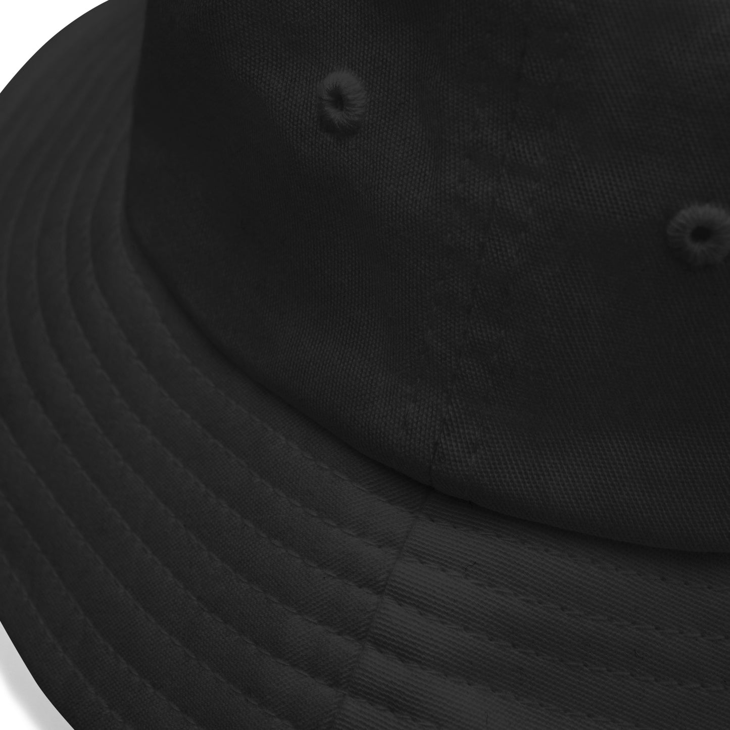 Hustle (v1 Black) Old School Bucket Hat