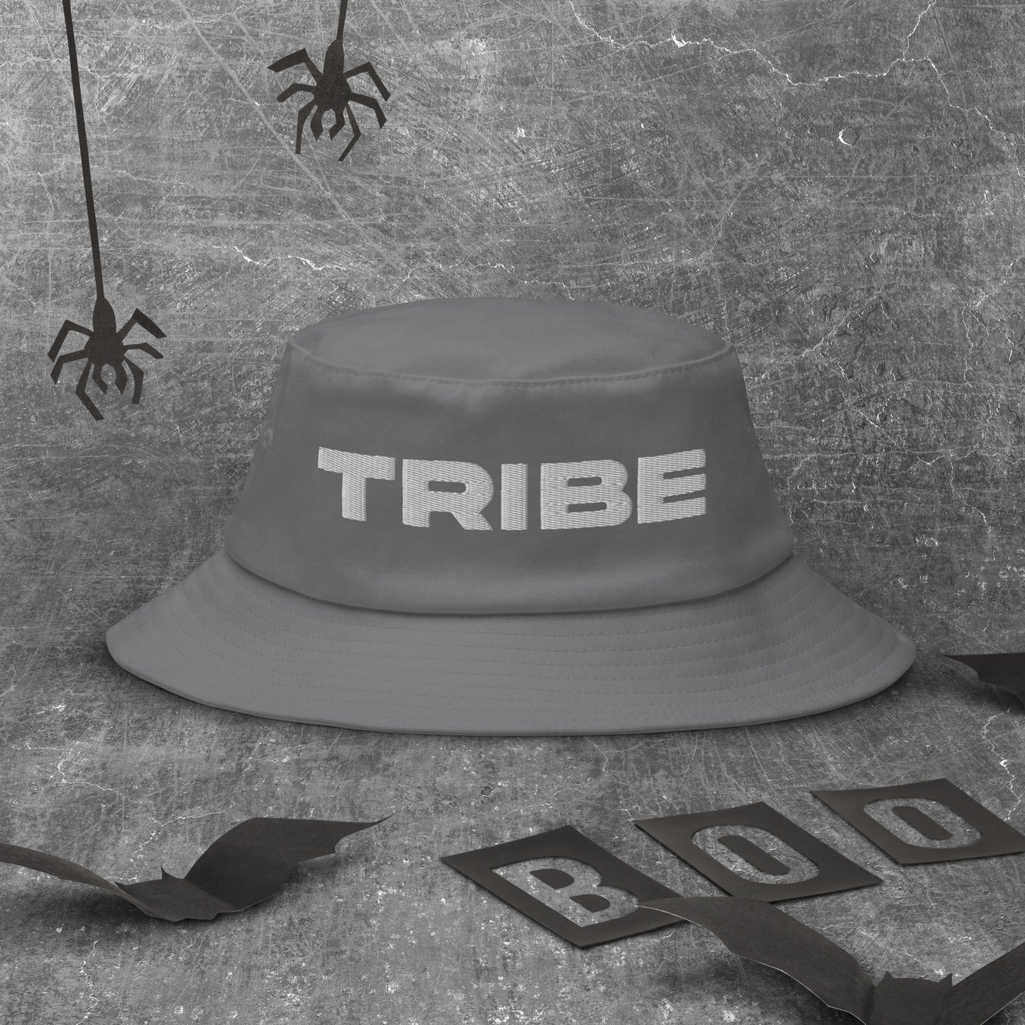 Tribe (v1 White) Old School Bucket Hat