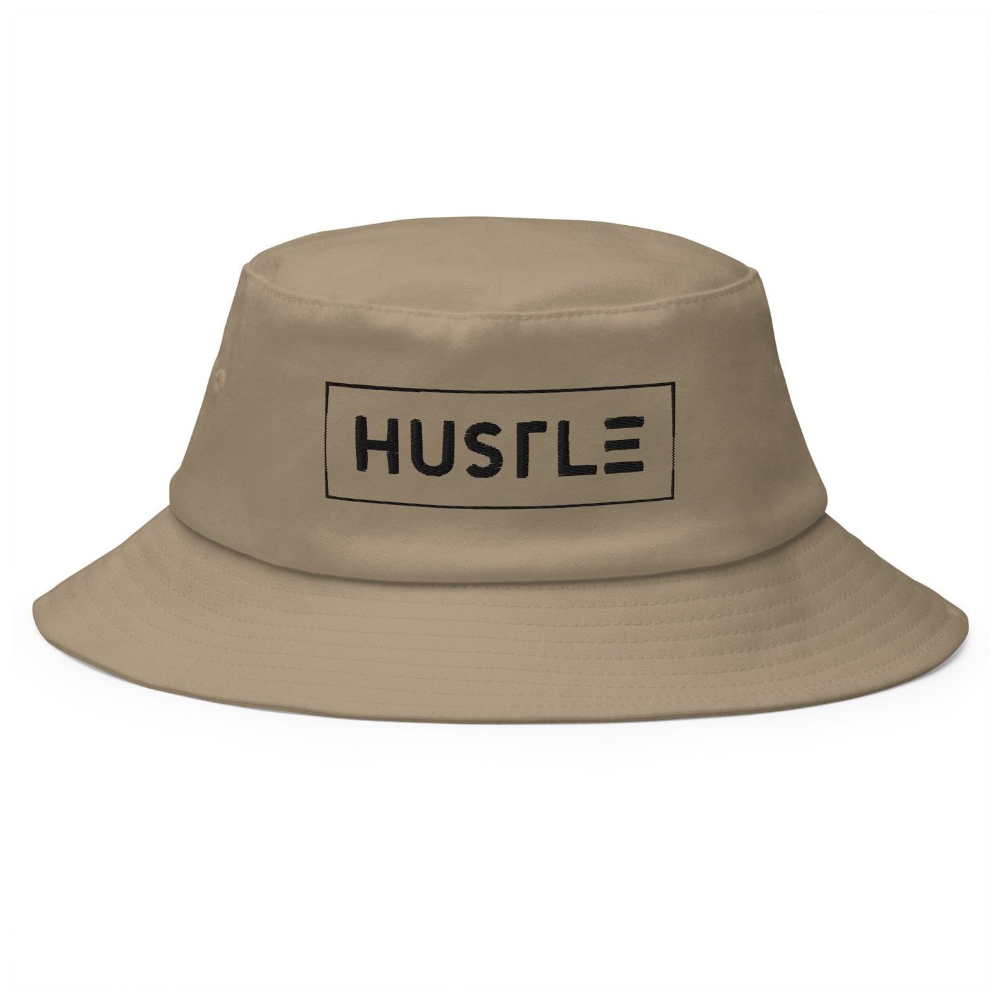 Hustle (v1 Black) Old School Bucket Hat