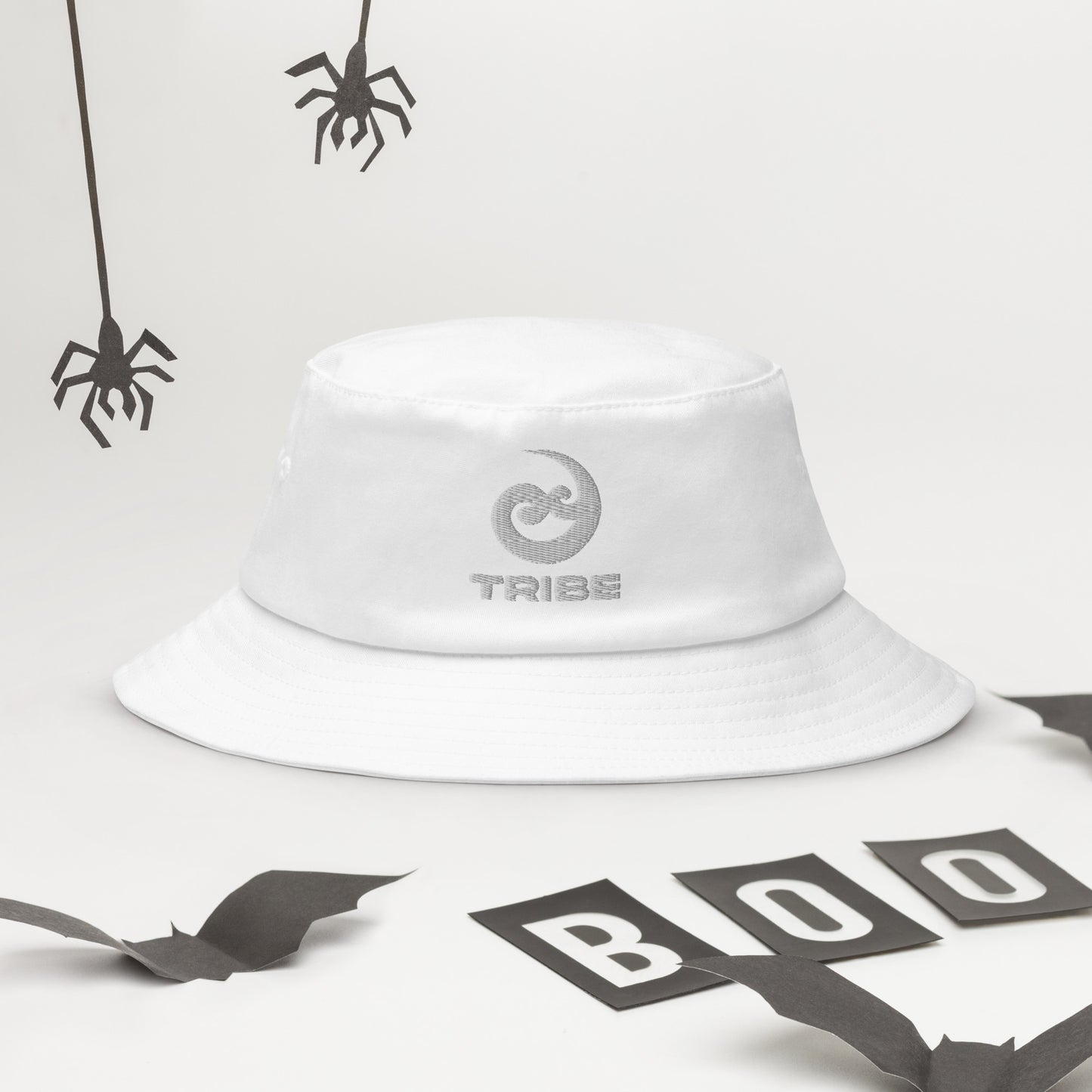 Tribe (v2 White) Old School Bucket Hat