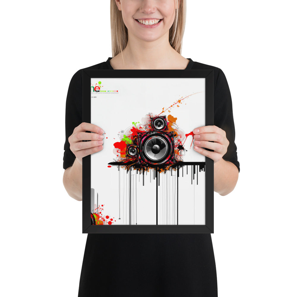 Speaker (v3) Framed poster