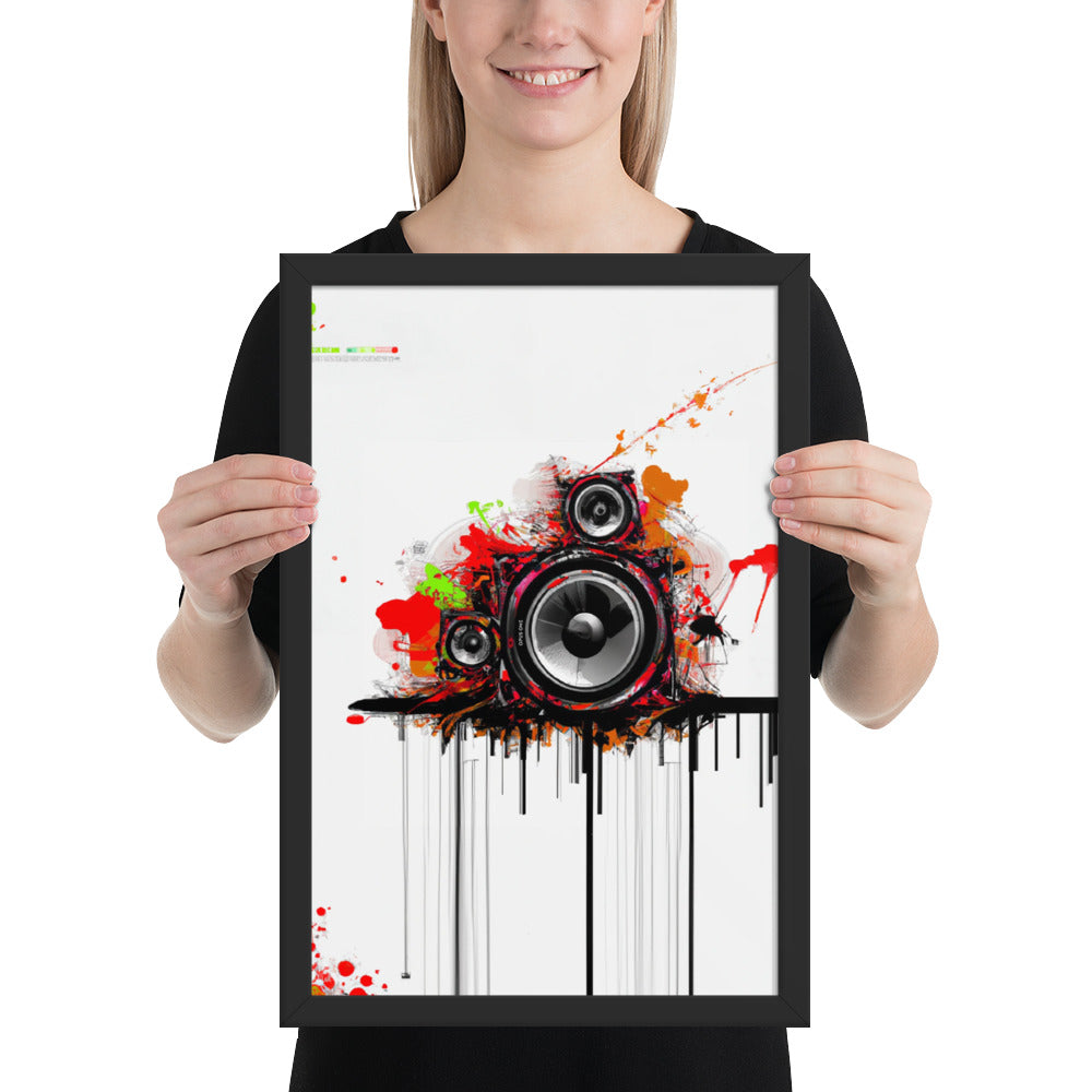 Speaker (v3) Framed poster