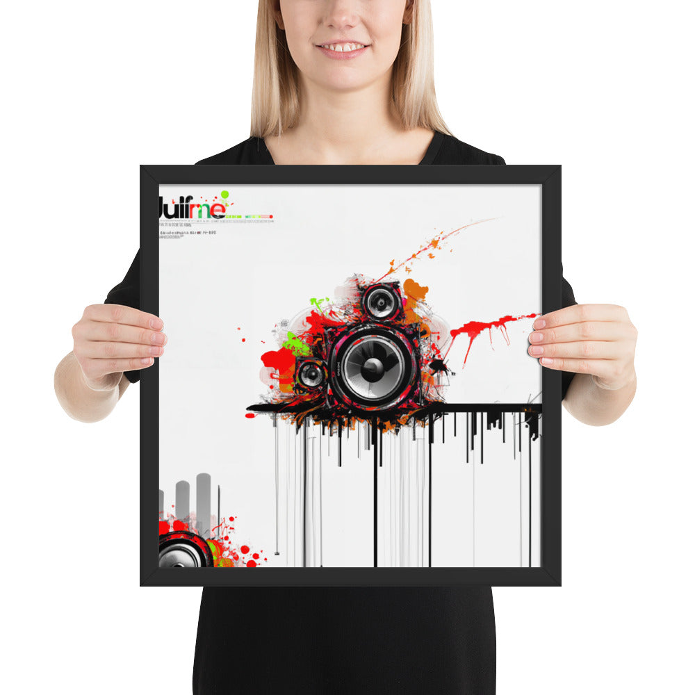 Speaker (v3) Framed poster