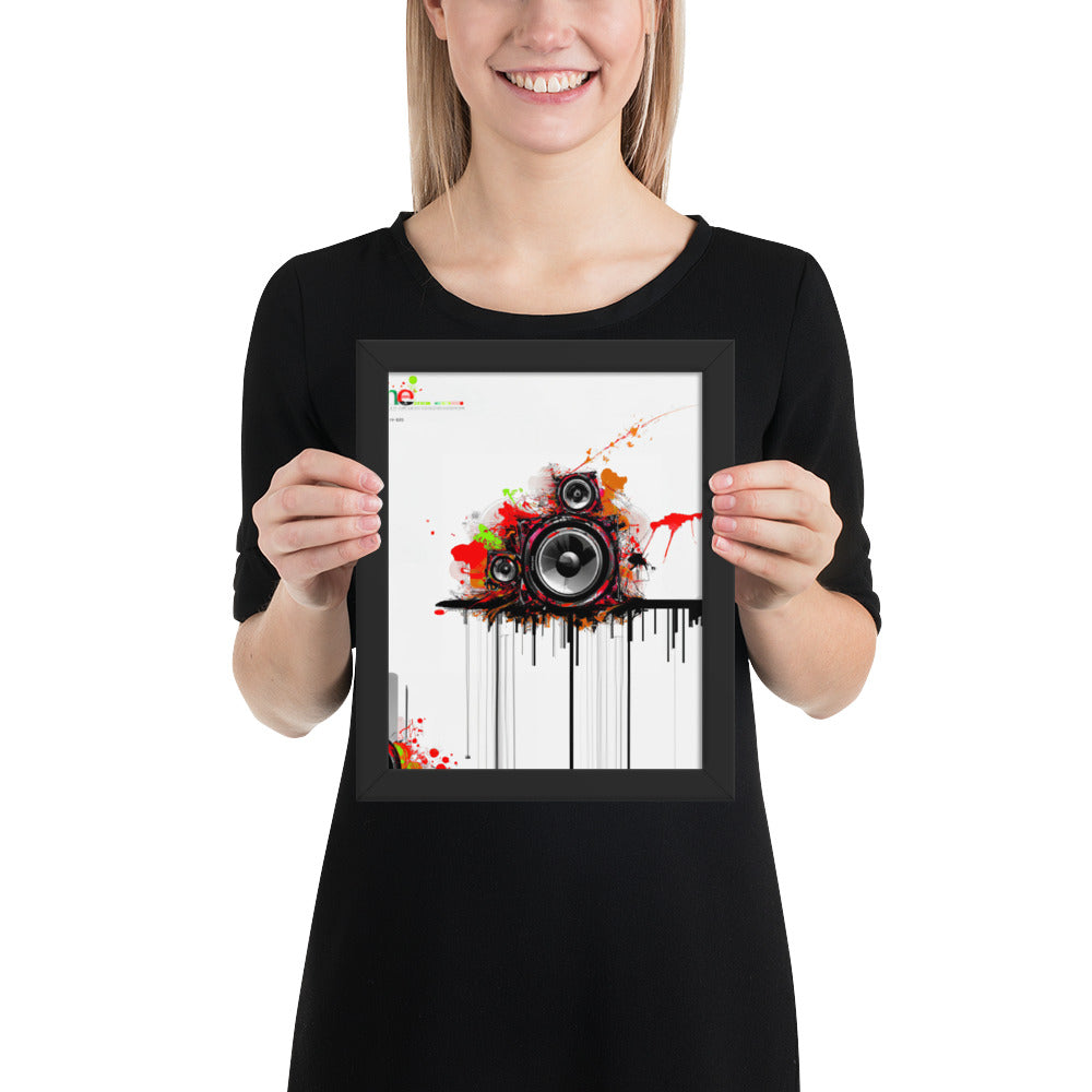 Speaker (v3) Framed poster