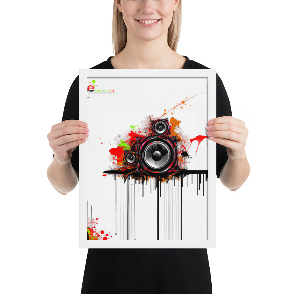 Speaker (v3) Framed poster