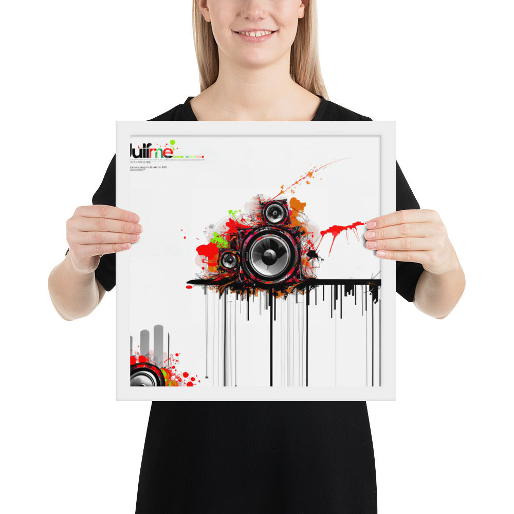 Speaker (v3) Framed poster