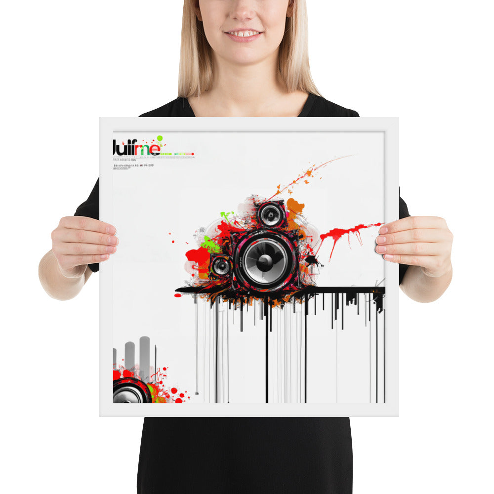 Speaker (v3) Framed poster