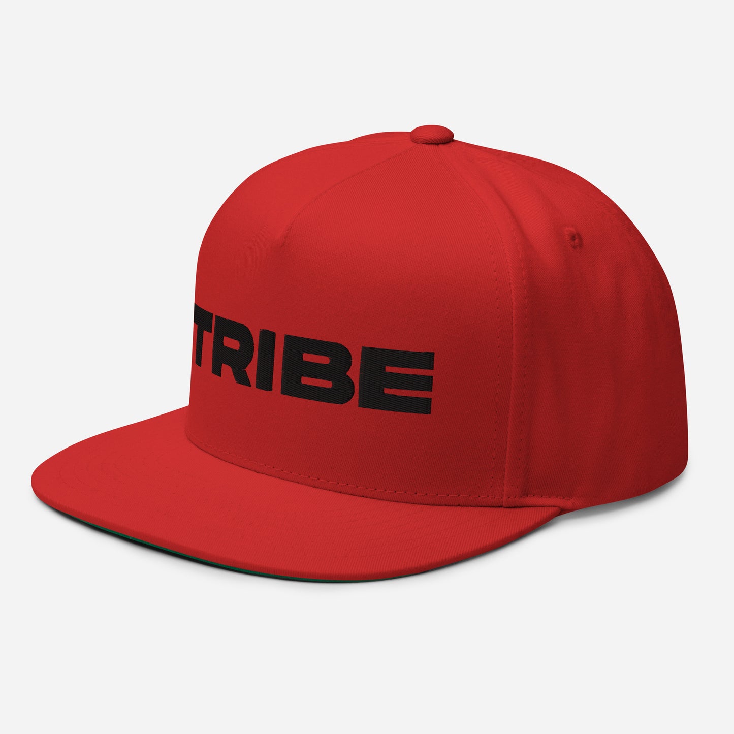 Tribe (v1) Flat Bill Cap (Black Text)