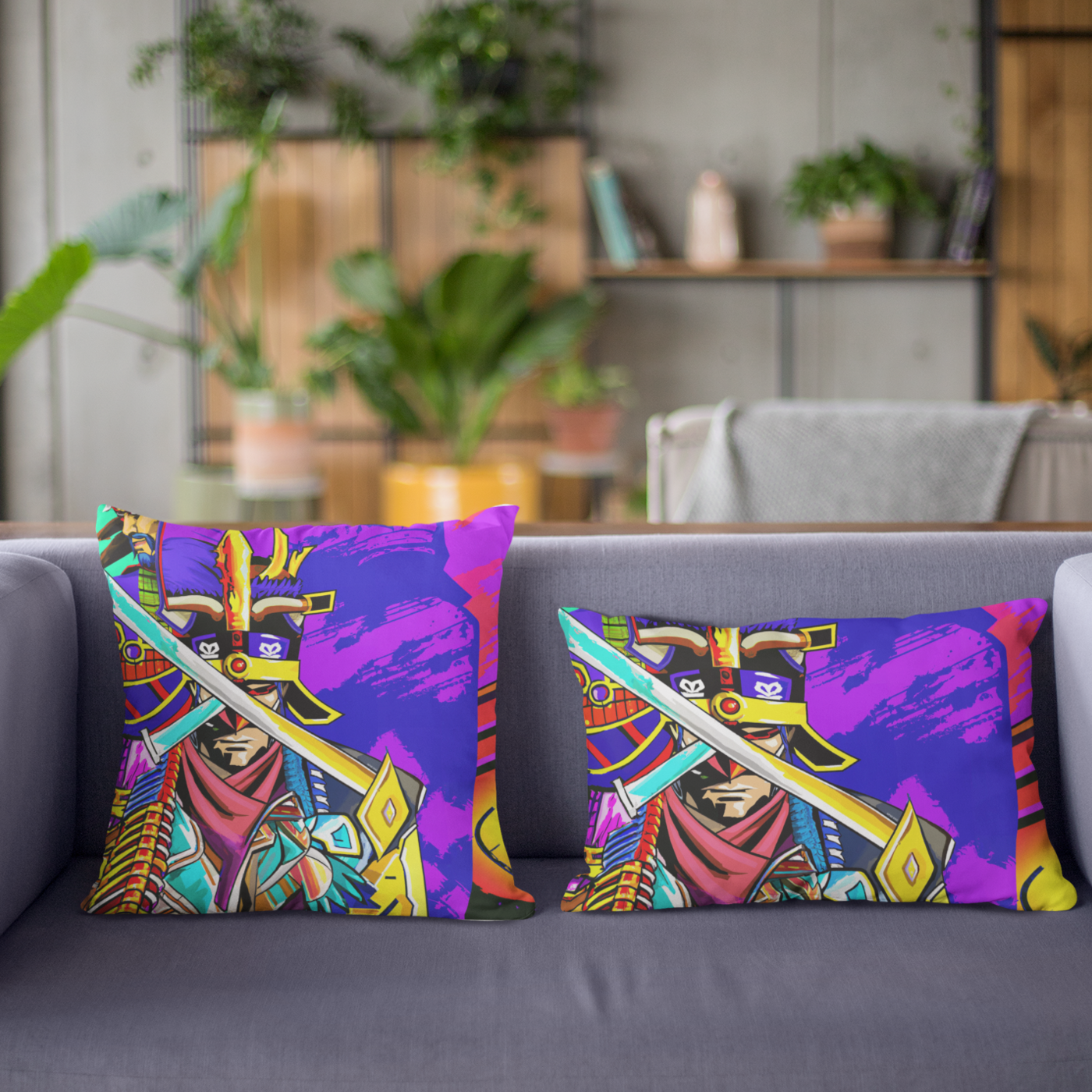 Sam Urai (v1) Premium Pillow