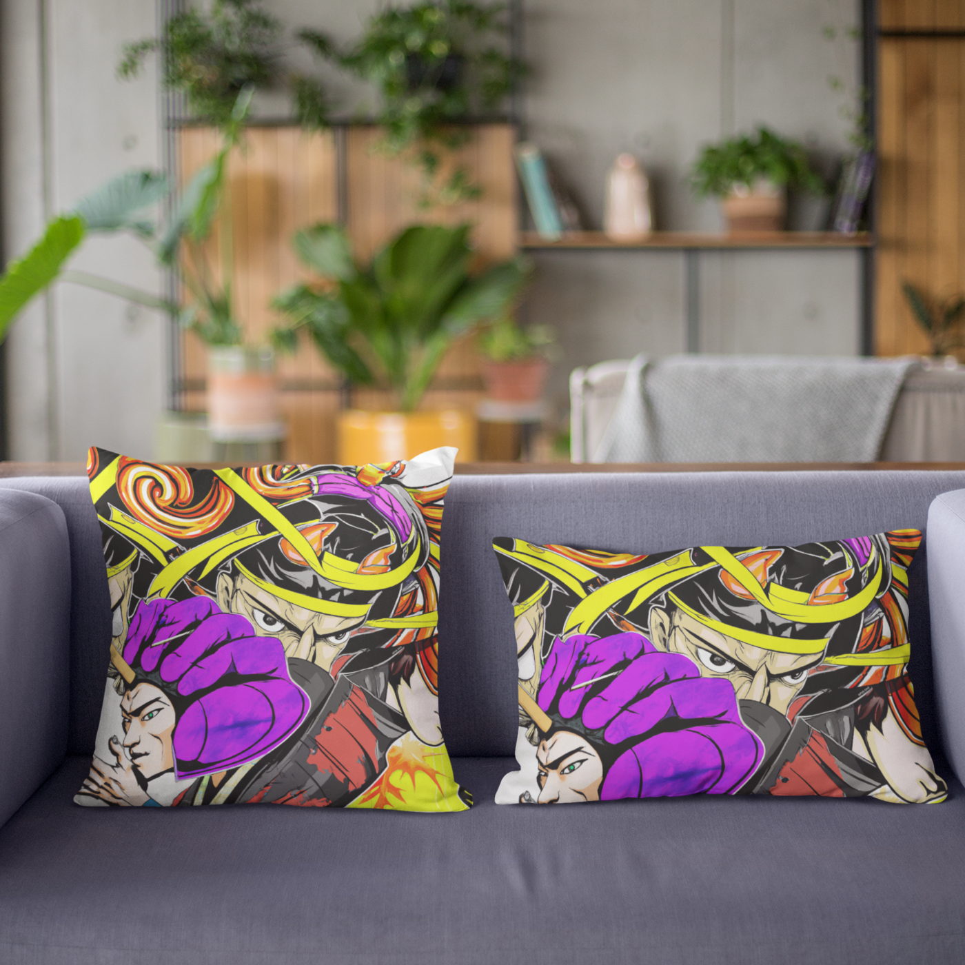 Sam Urai (v2) Premium Pillow