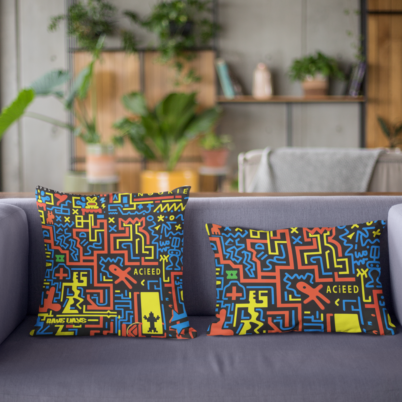 Rave Dayz (v7) Premium Pillow