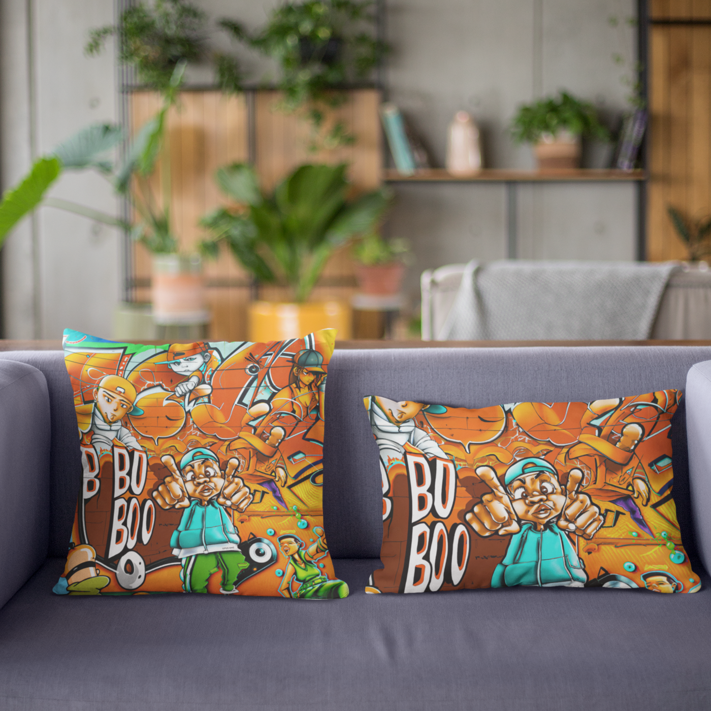 Graffiti on Acid (v5) Premium Pillow