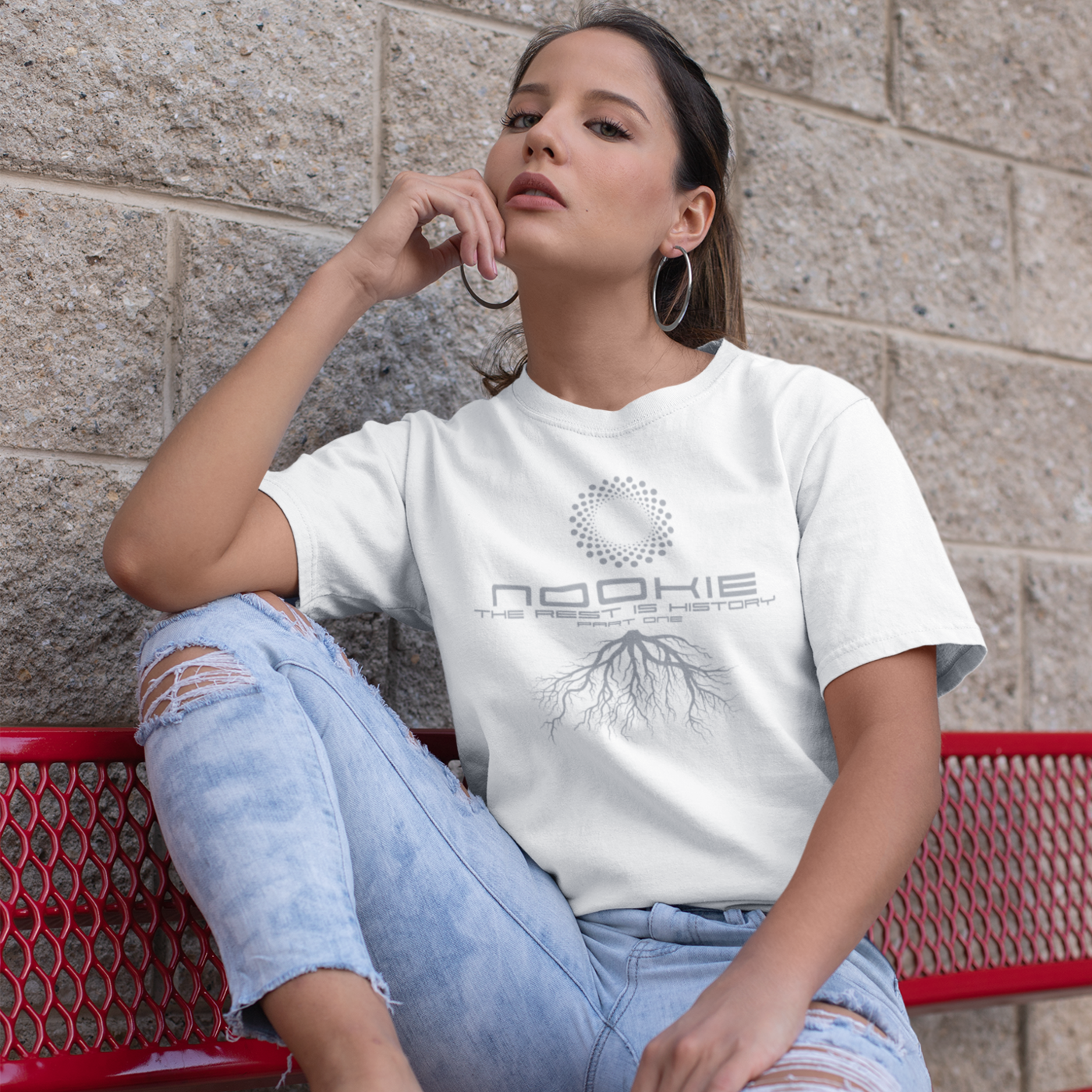 Nookie (TRiH Part 1) Unisex organic cotton t-shirt MAIN FRONT PRINT