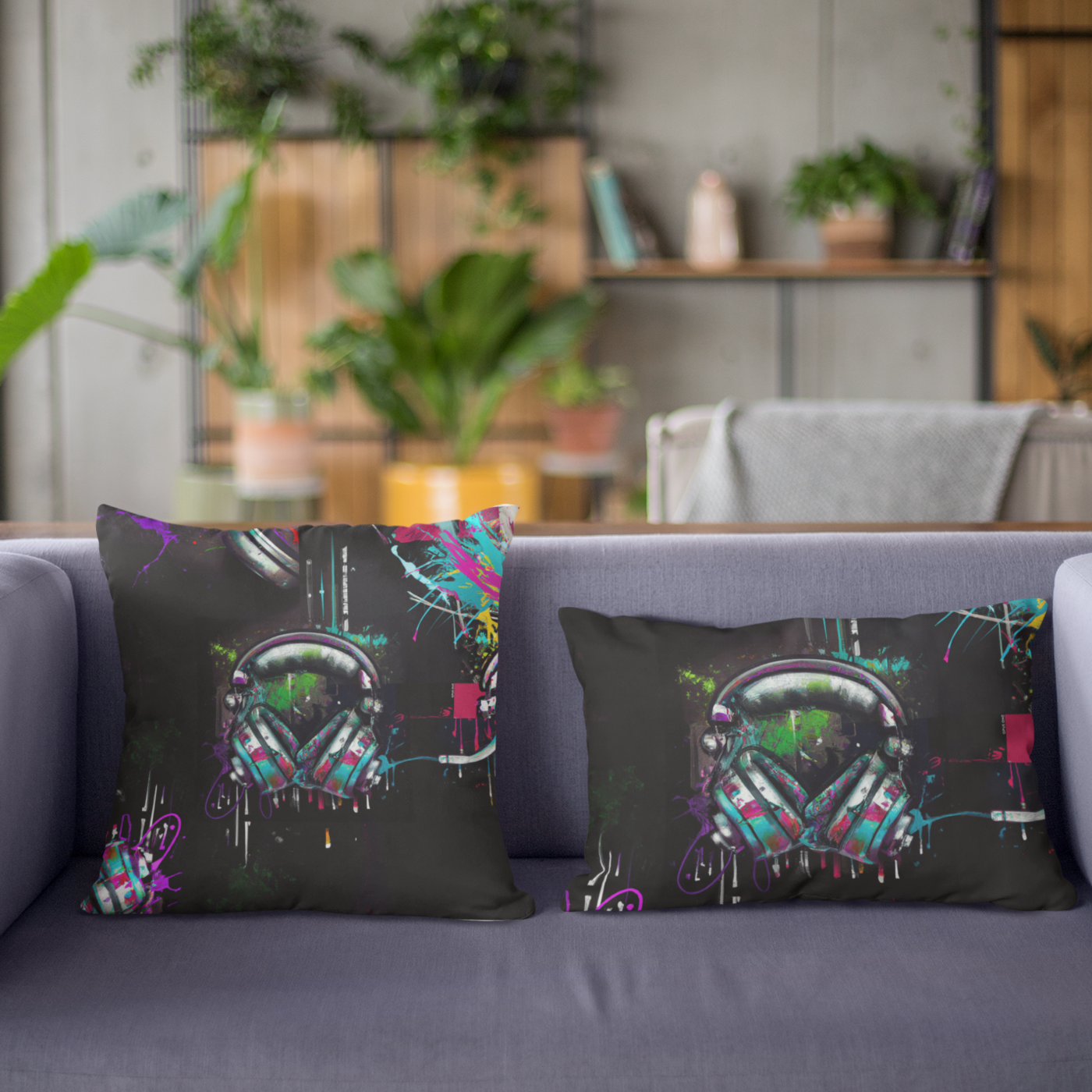 Headphones (v1) Premium Pillow