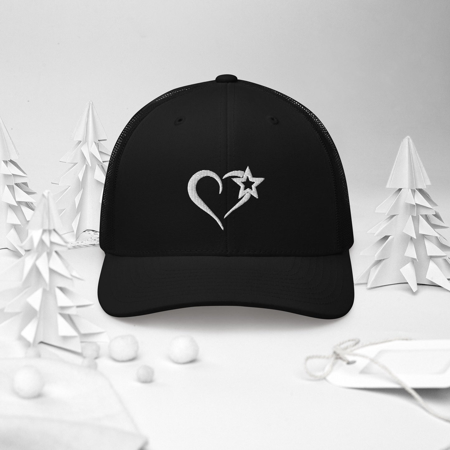 Love Star (v1) Trucker Cap (White Text)