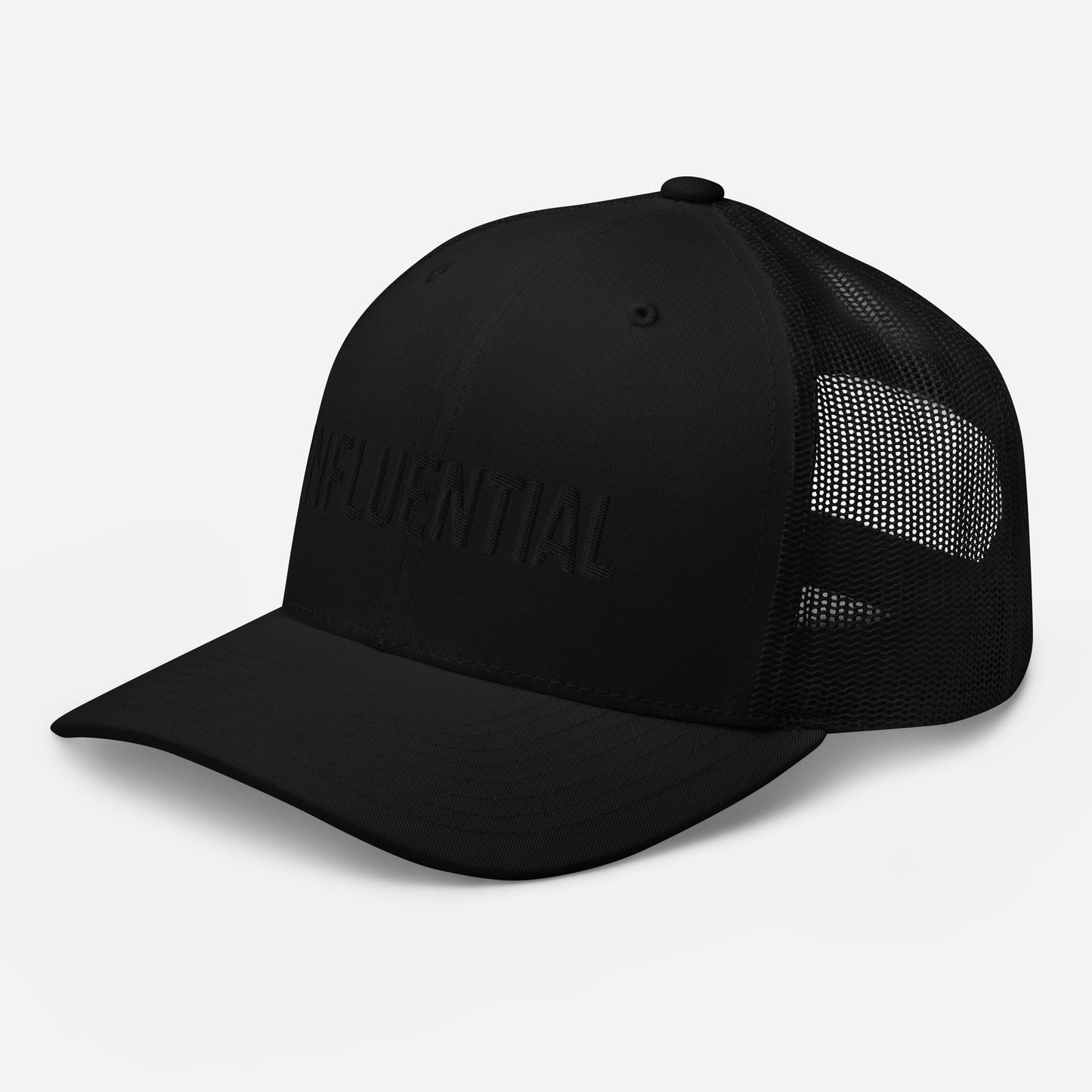 INFLUENTIAL (v1) Trucker Cap (Black Text)