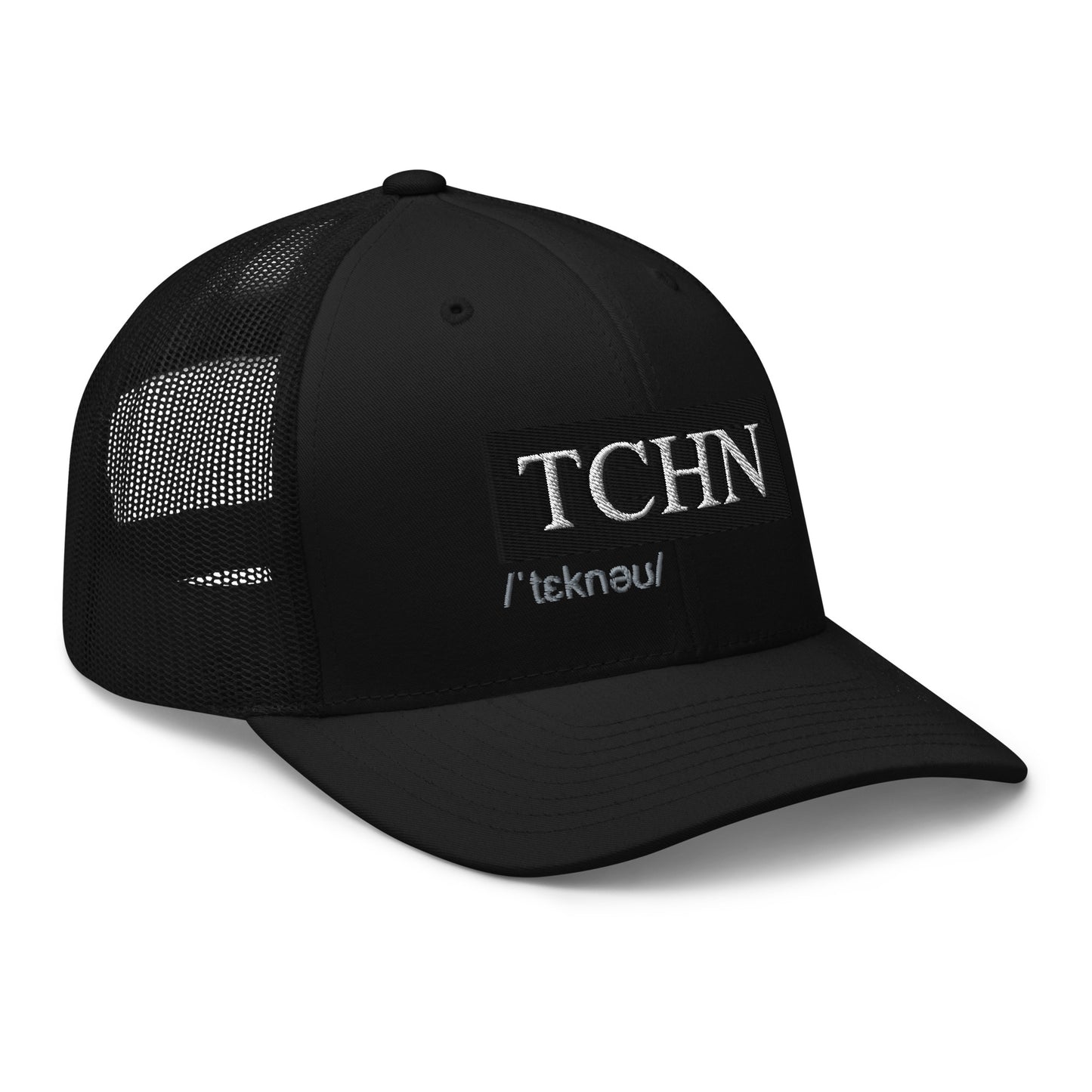 TCHN (v1) Trucker Cap (White Text)