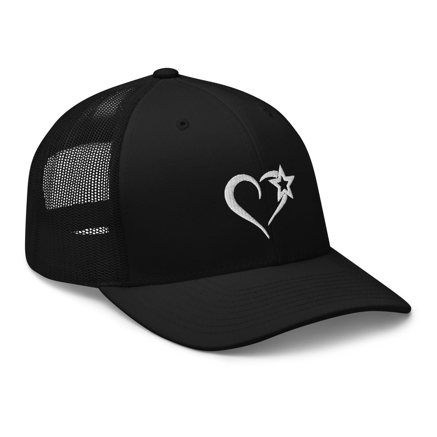 Love Star (v1) Trucker Cap (White Text)