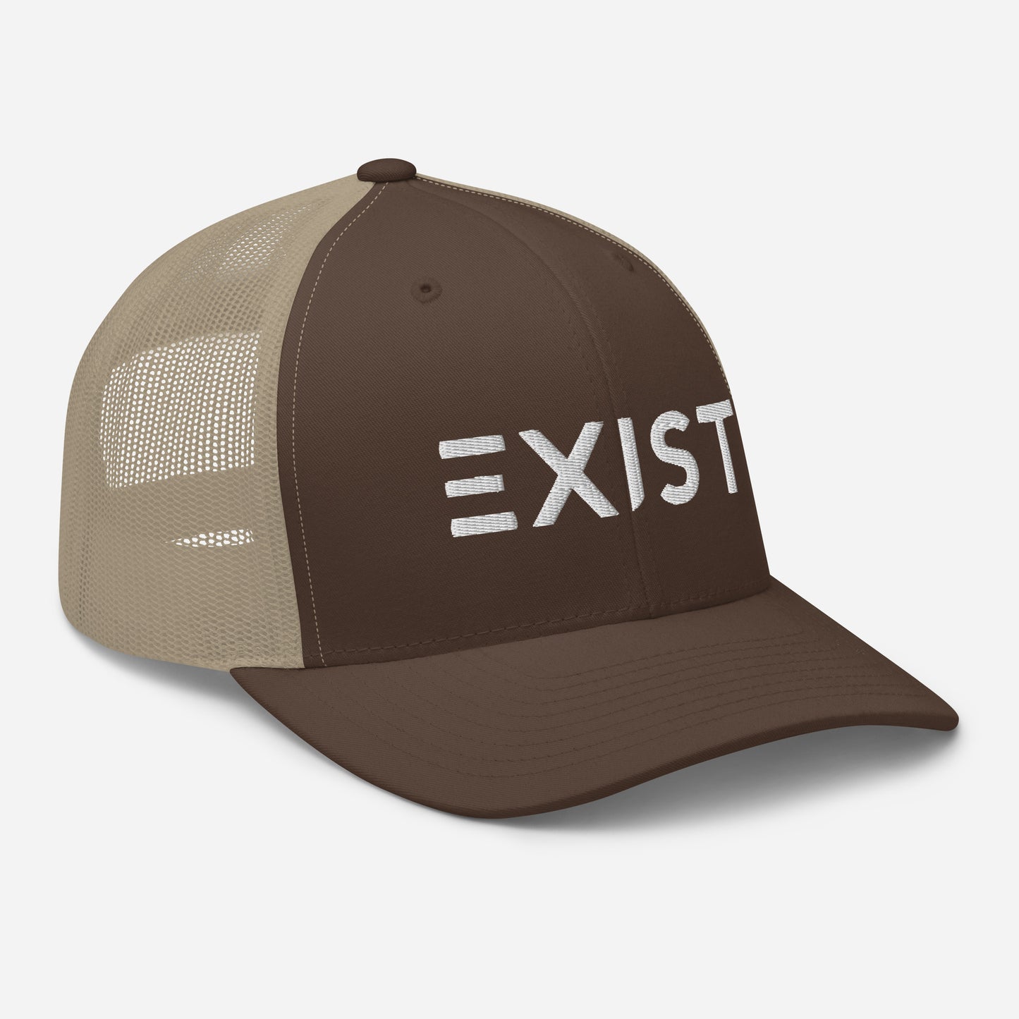 Exist (v1) Trucker Cap (White Text)