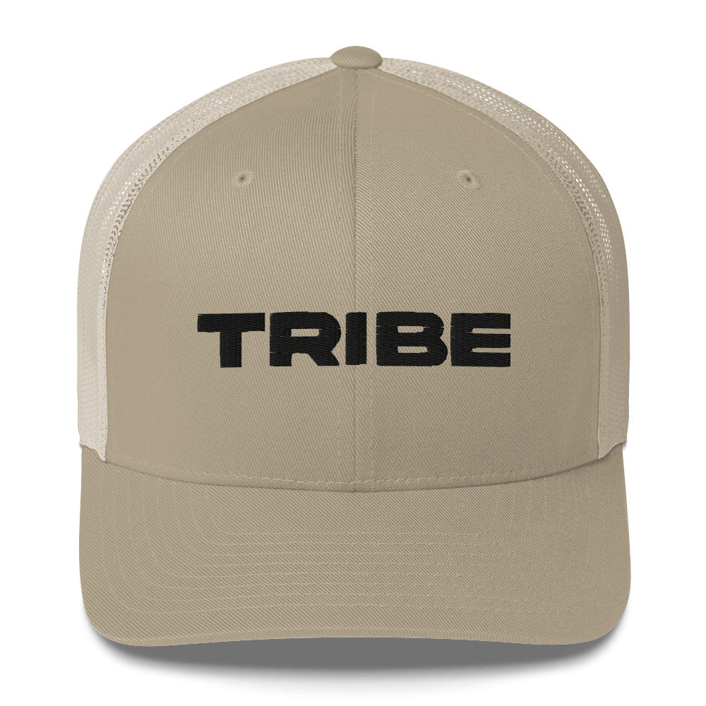 Tribe (v1) Trucker Cap (Black Text)