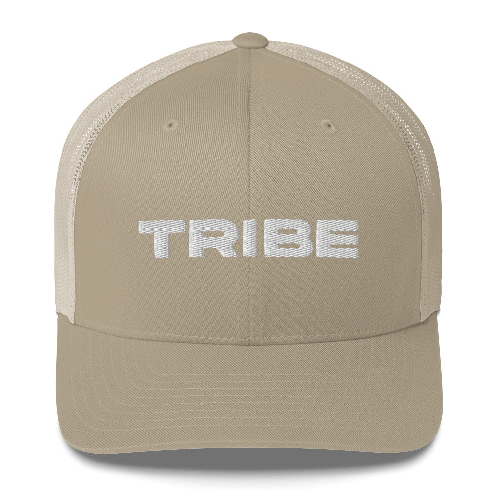 Tribe (v1) Trucker Cap (White Text)