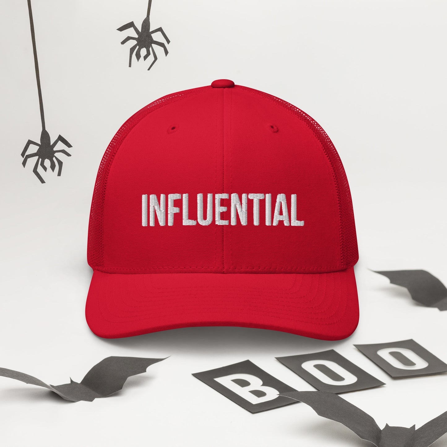 INFLUENTIAL (v1) Trucker Cap (White Text)