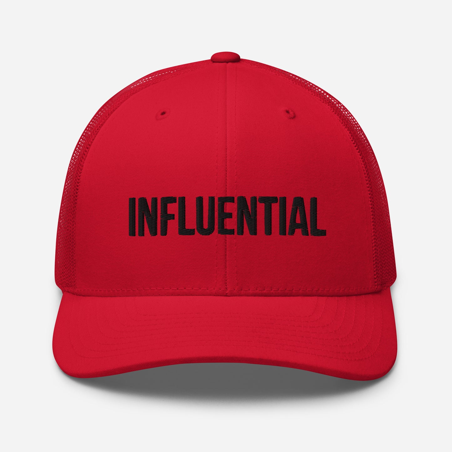 INFLUENTIAL (v1) Trucker Cap (Black Text)