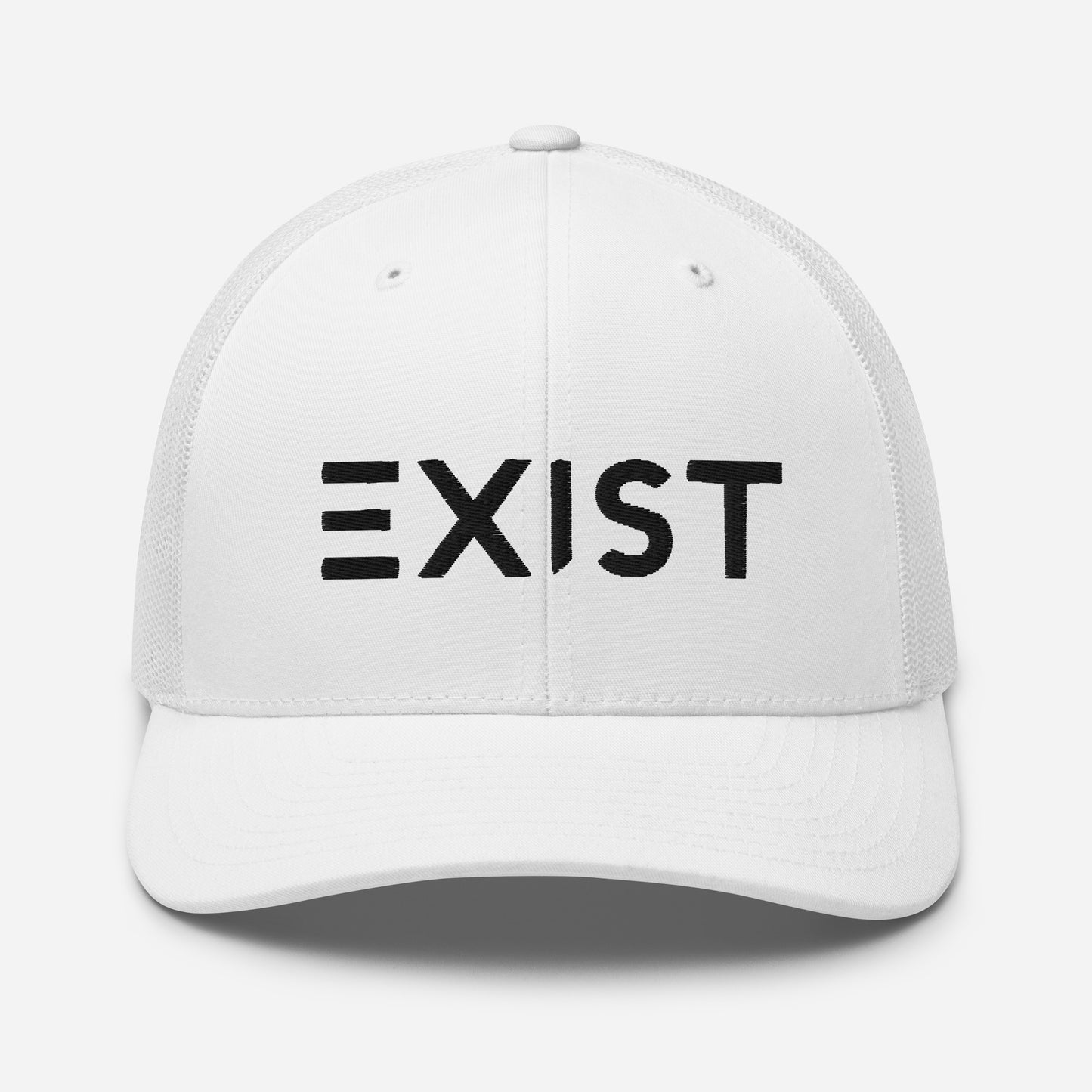 Exist (v1) Trucker Cap (Black Text)