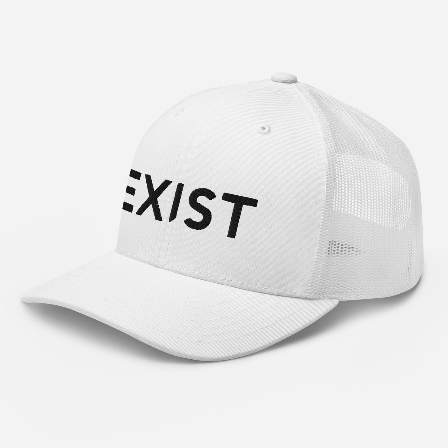 Exist (v1) Trucker Cap (Black Text)