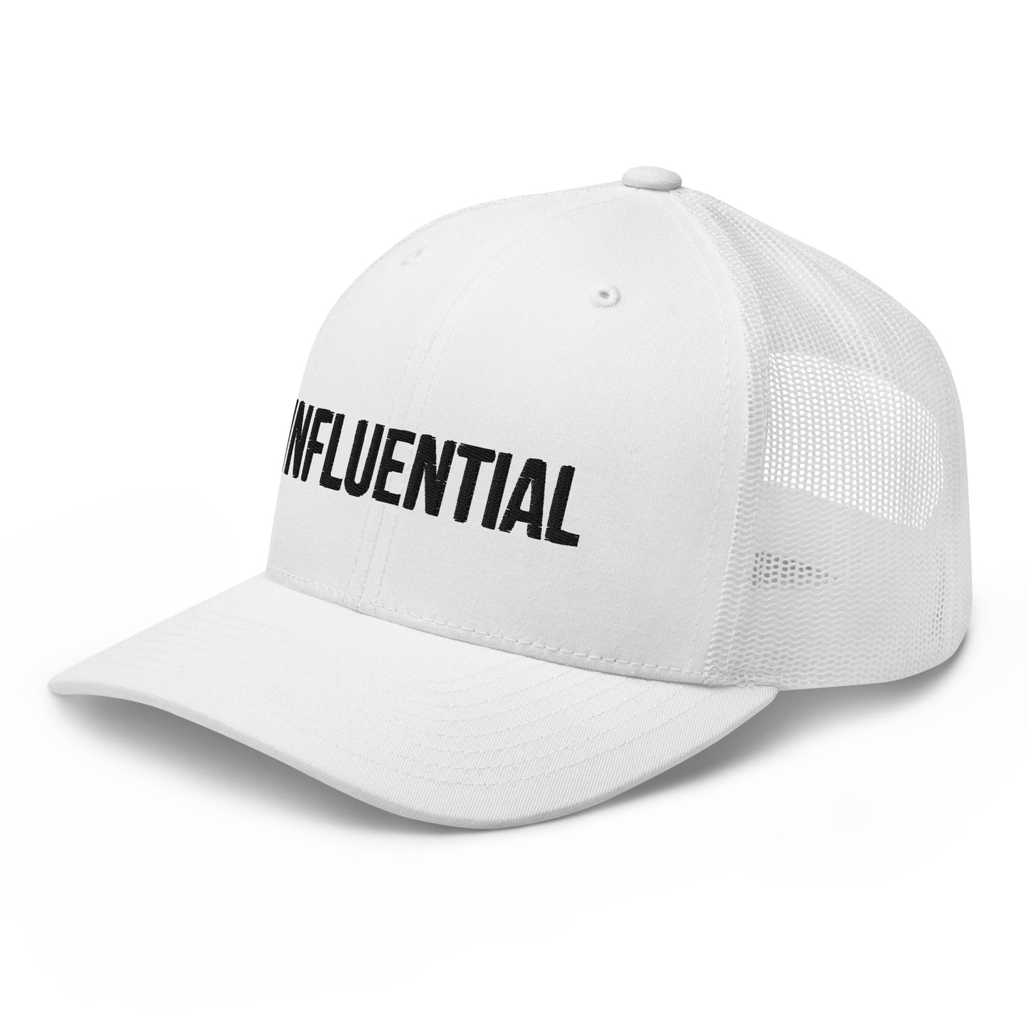 INFLUENTIAL (v1) Trucker Cap (Black Text)