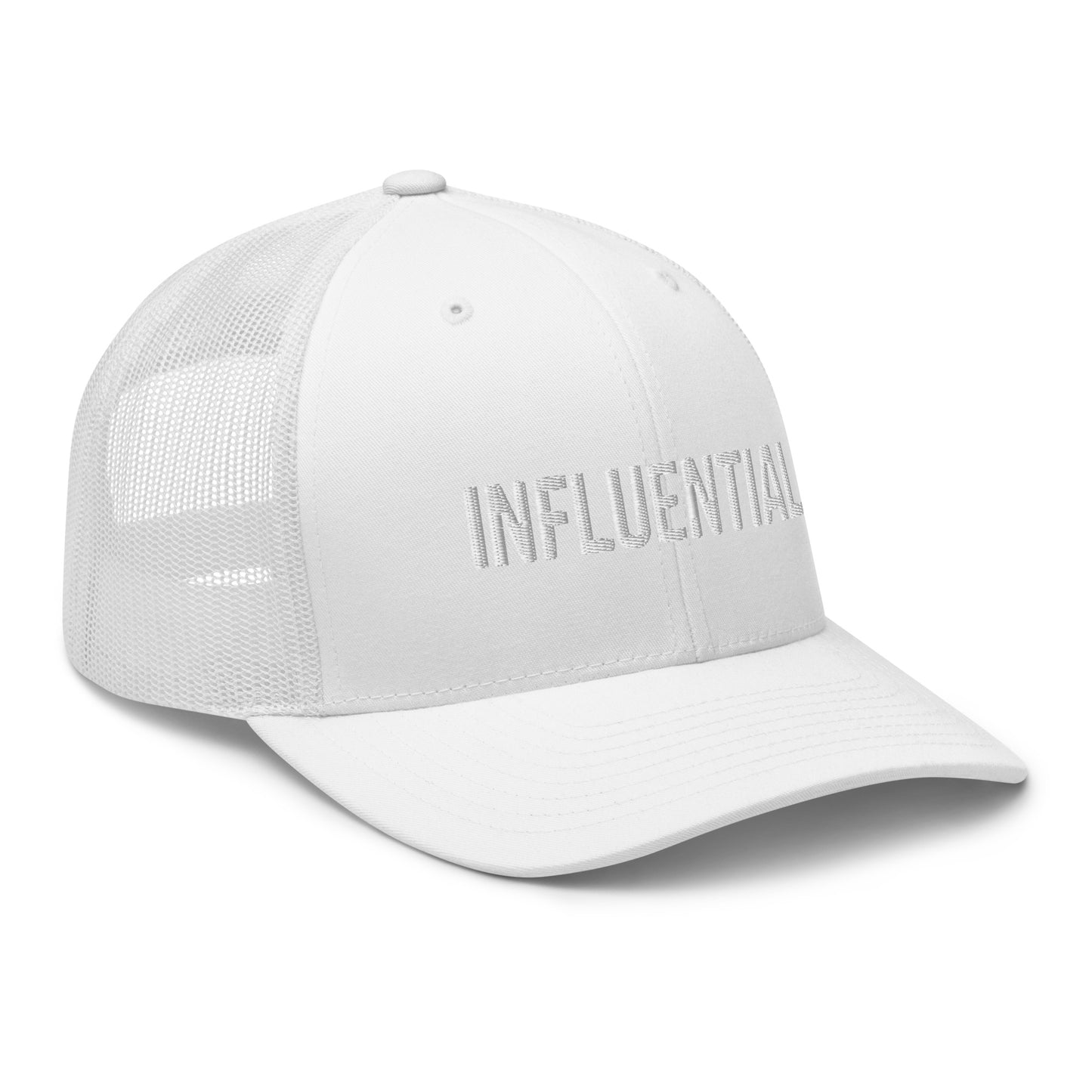 INFLUENTIAL (v1) Trucker Cap (White Text)