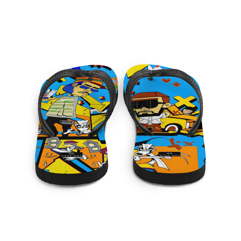 Graffiti on Acid (v3) Flip-Flops