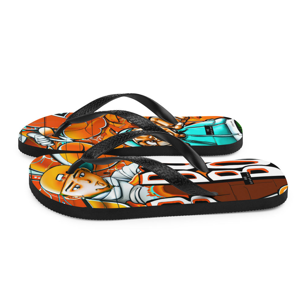 Graffiti on Acid (v5) Flip-Flops