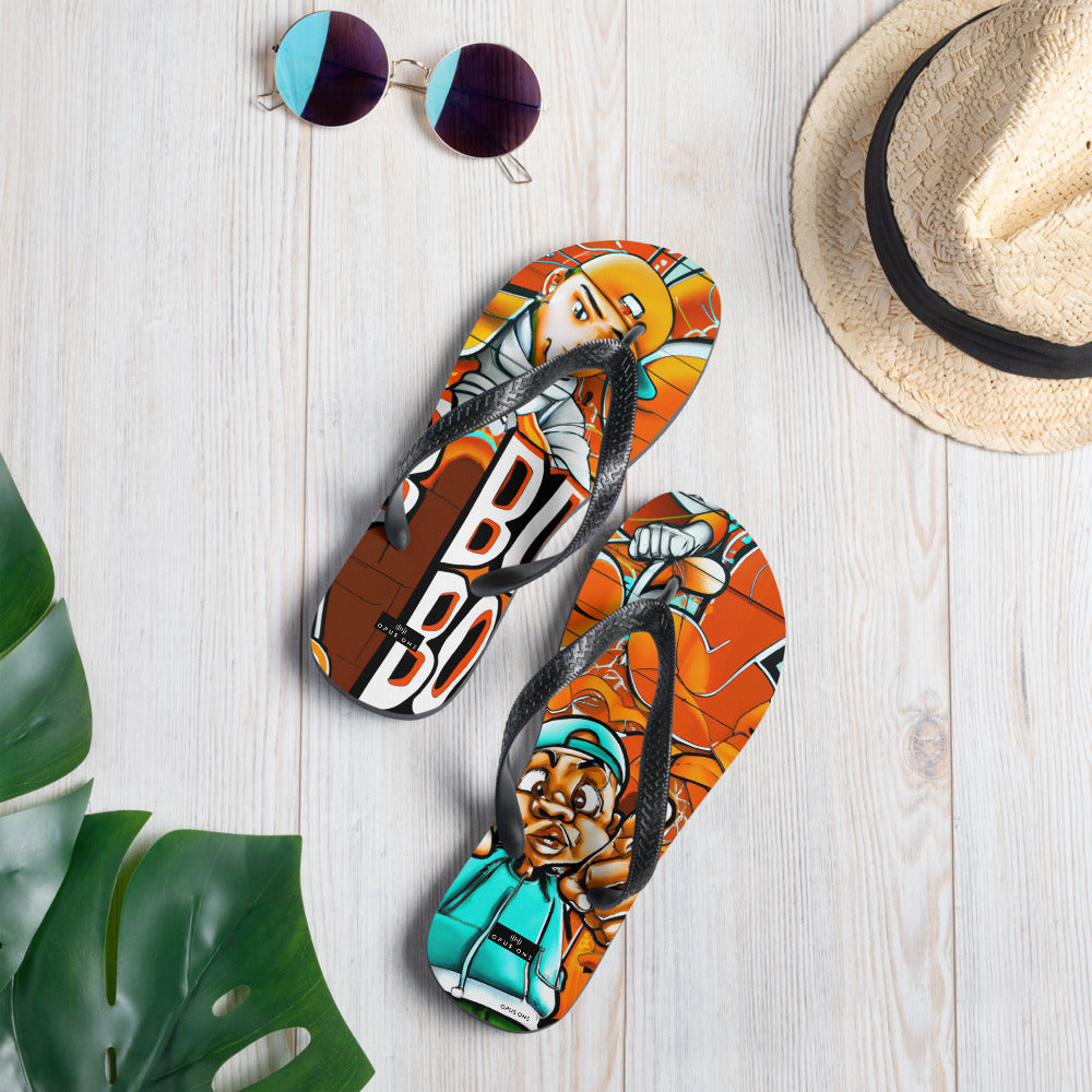 Graffiti on Acid (v5) Flip-Flops