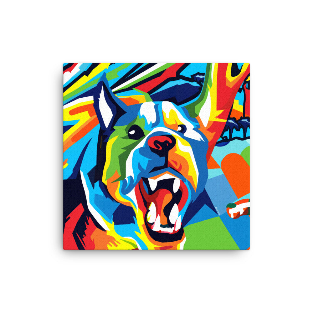 Angry K9 (v2) canvas