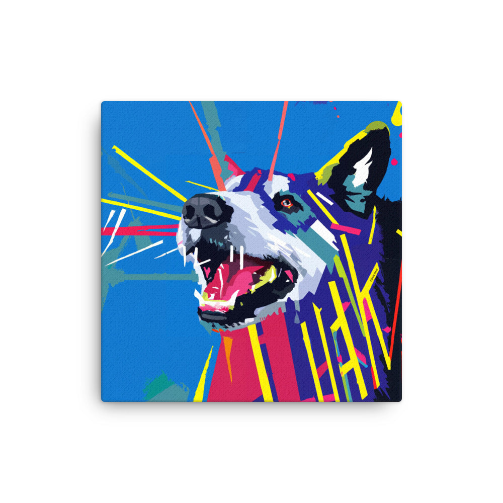 Angry K9 (v3) canvas