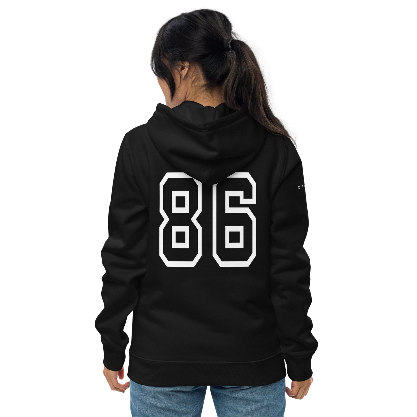 Ltd (Breakdance v1) Unisex essential eco hoodie (White Text)