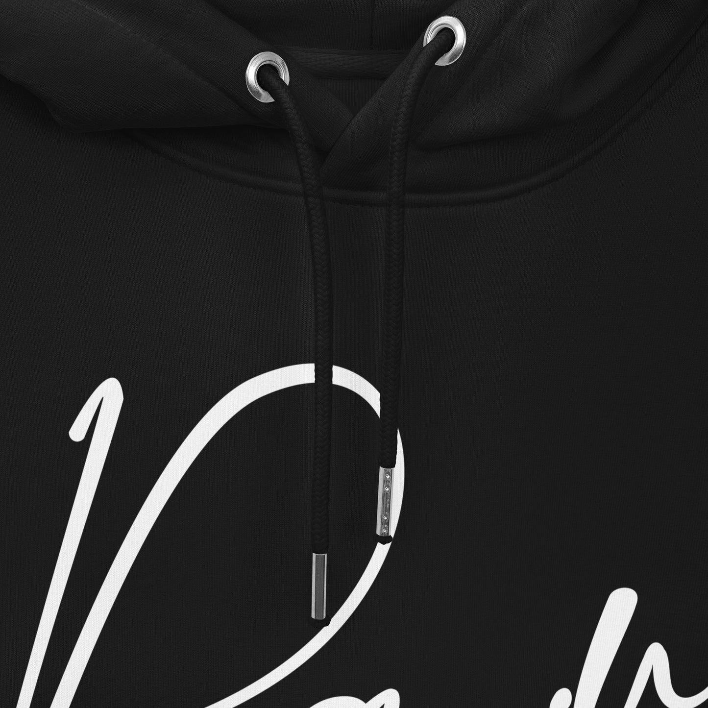 R.A.W (v4) Unisex essential eco hoodie (White Text)