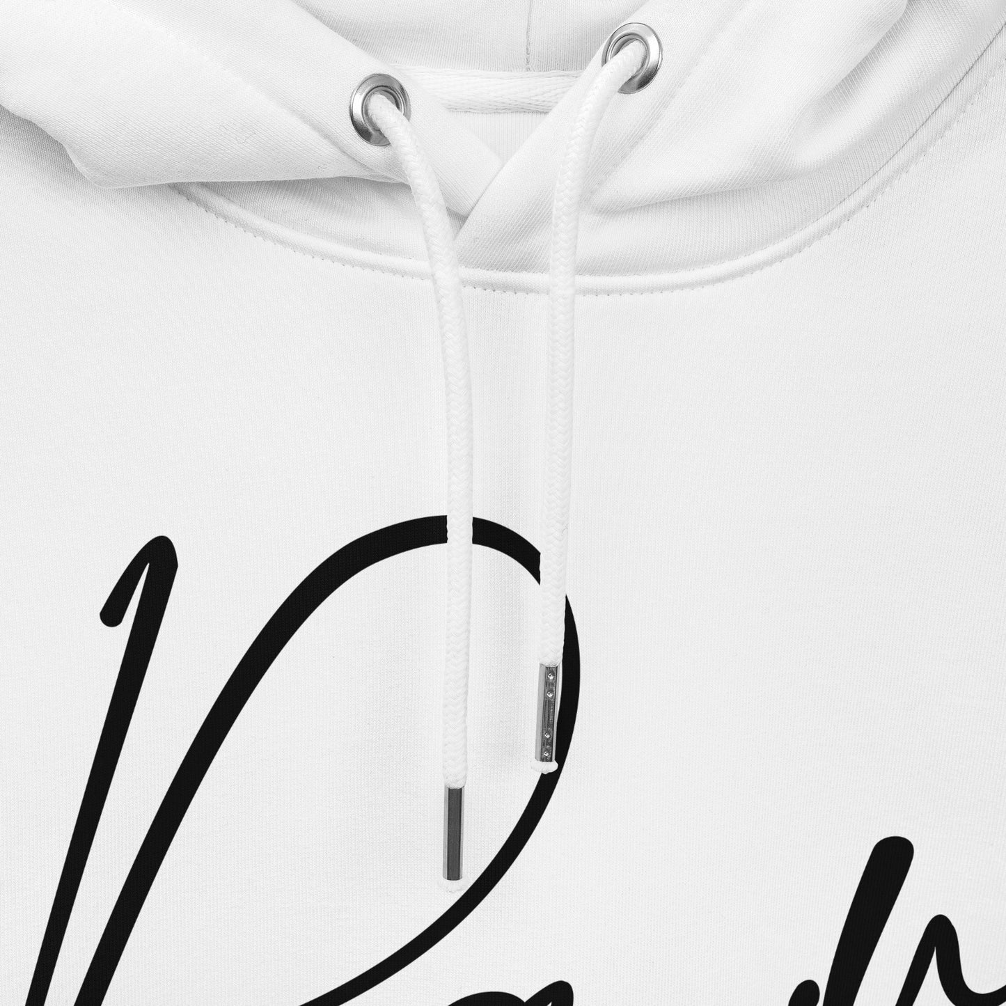 R.A.W (v4) Unisex essential eco hoodie (Black Text)