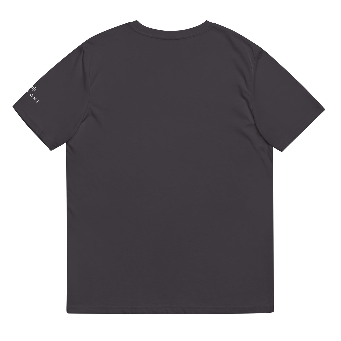 Hustle (v4) Unisex organic cotton t-shirt (White Text)
